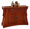 Quarter Sawn Oak Mission Craftsman Sofa Console Table